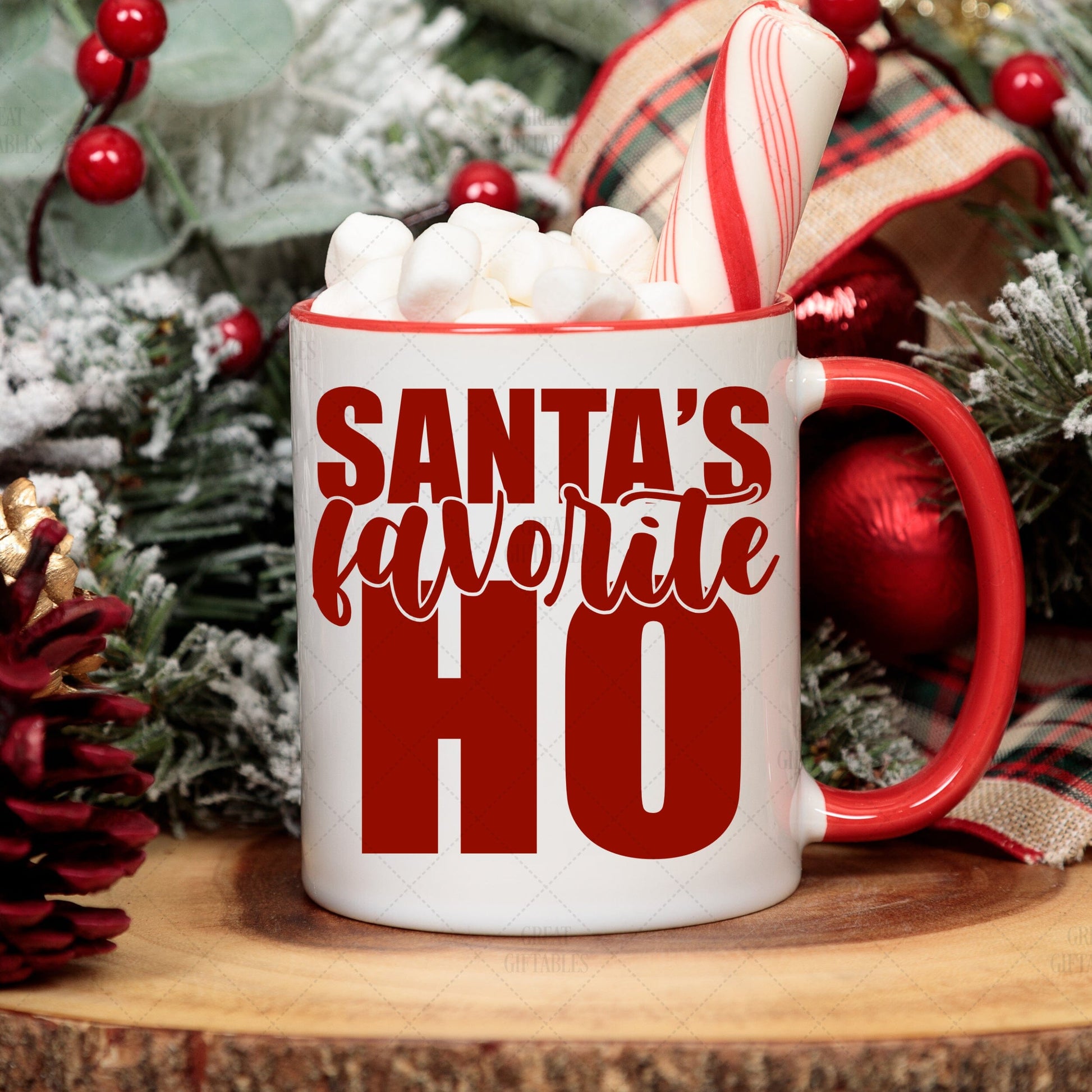 Santa's Favorite Ho Coffee Mug Ceramic Mugs teelaunch 