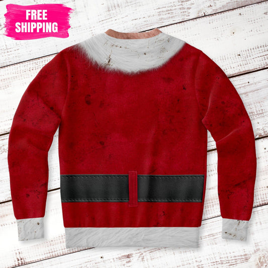 Bad Santa Ugly Christmas Sweatshirt Fashion Sweatshirt - AOP Subliminator 