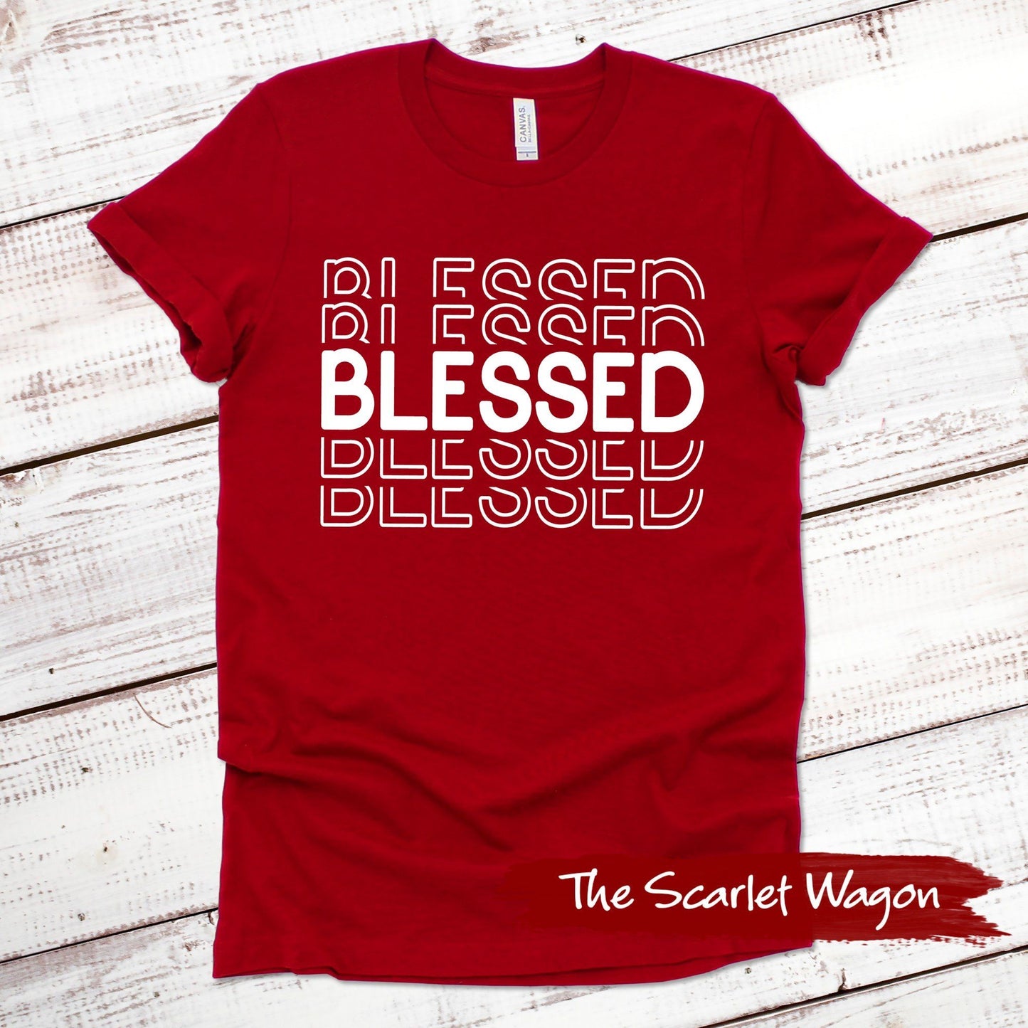 Blessed Fall Shirts Scarlet Wagon Red XS 