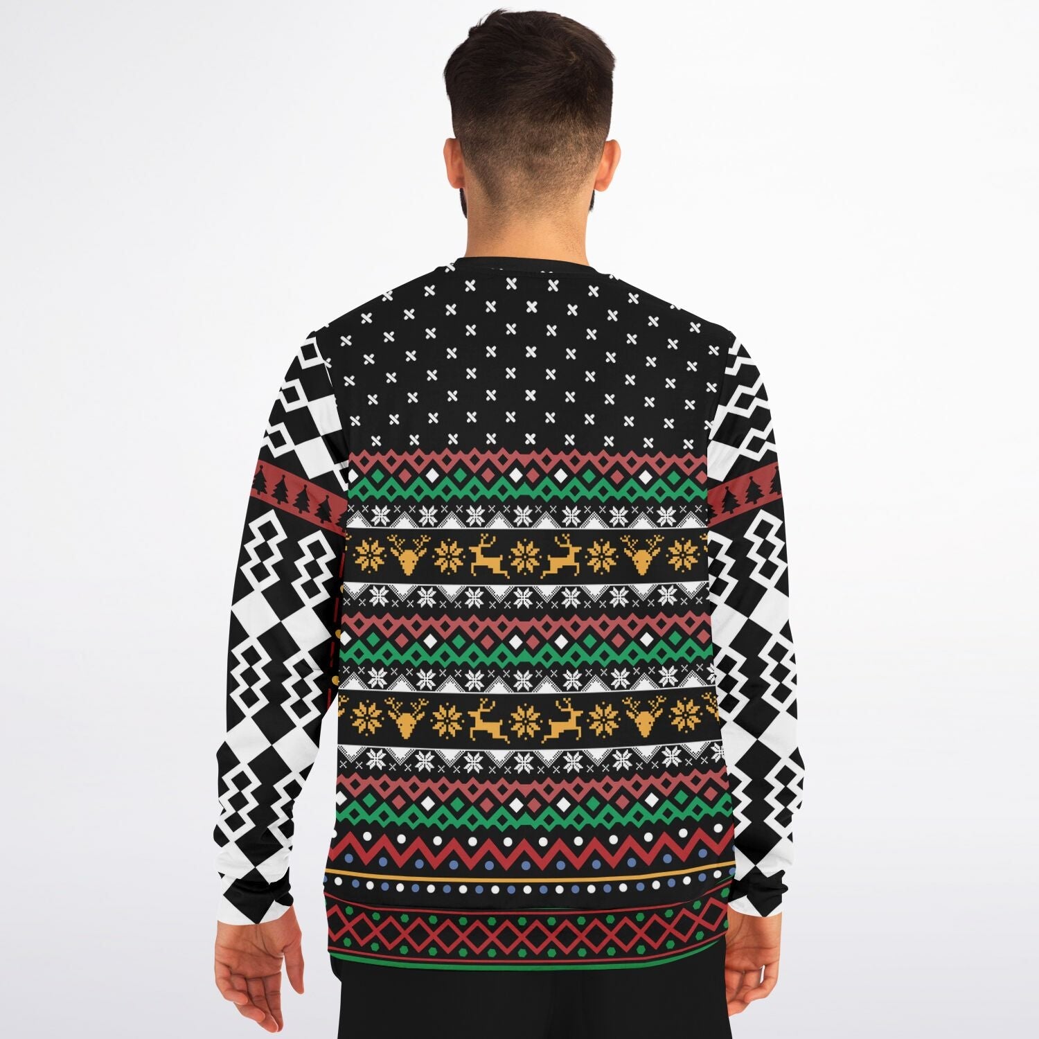 Bouncer Santa Ugly Christmas Sweatshirt Fashion Sweatshirt - AOP Subliminator 