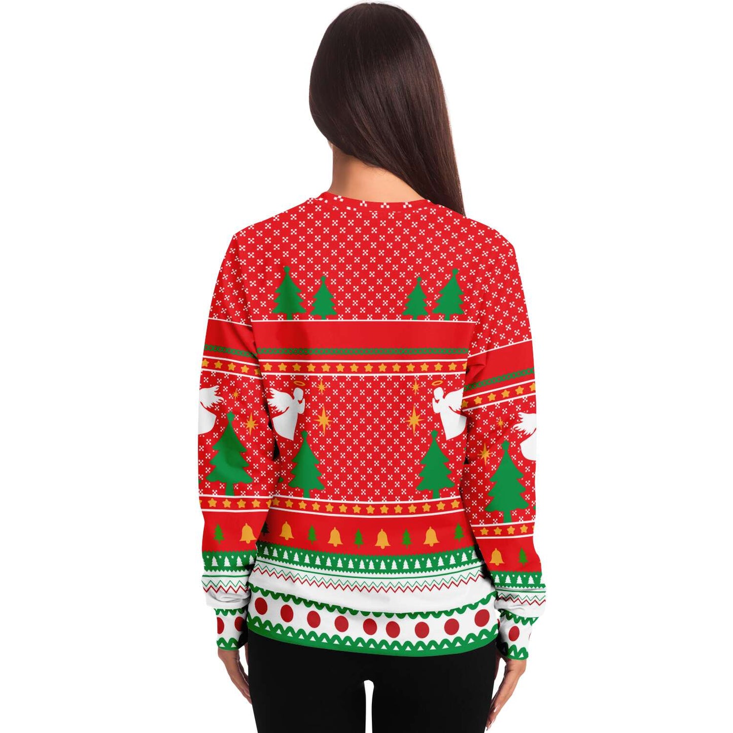 Christmas Cheer Ugly Christmas Sweatshirt Fashion Sweatshirt - AOP Subliminator 