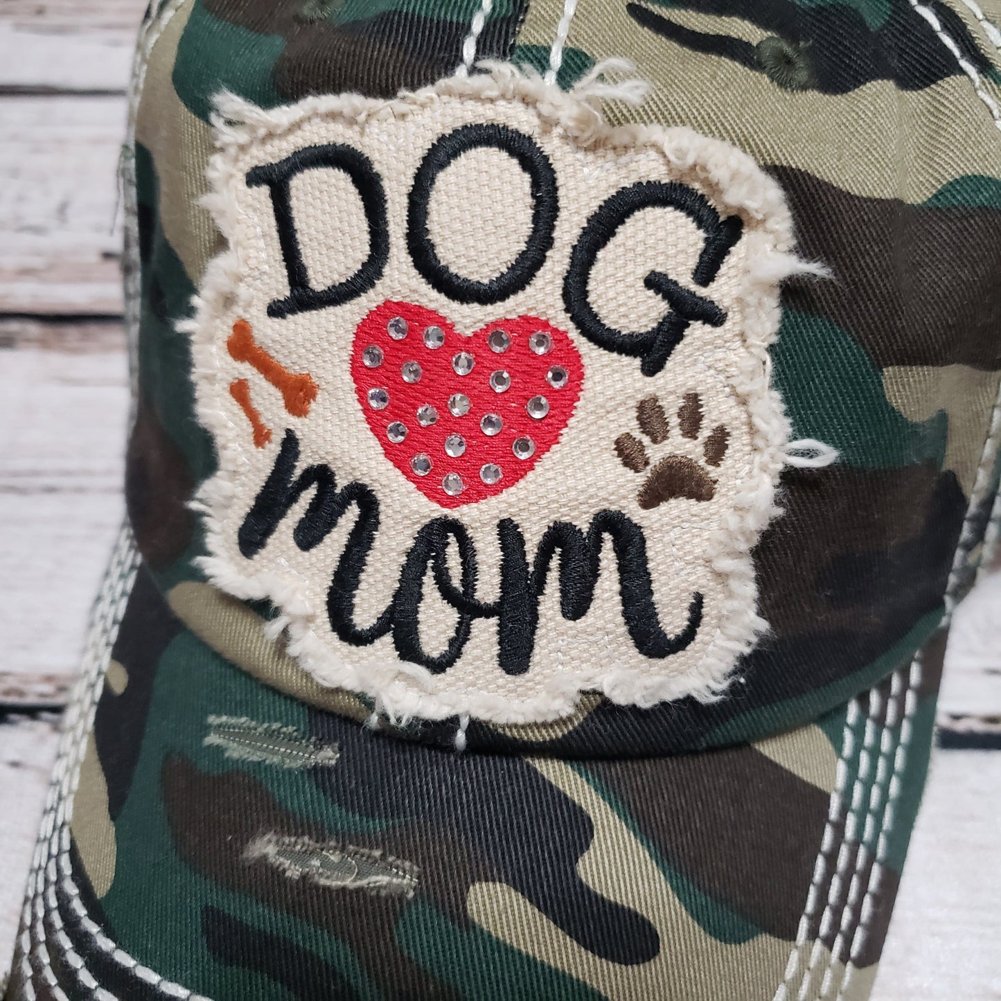 Dog Mom Baseball Cap - Camo Baseball Cap KBethos 