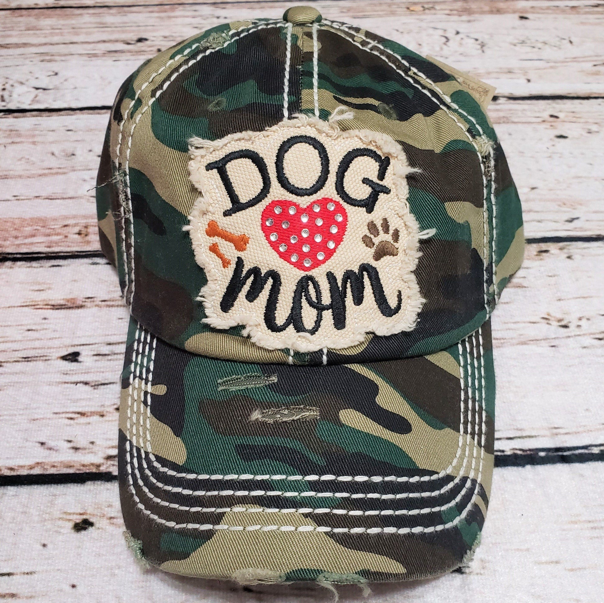 Dog Mom Baseball Cap - Camo Baseball Cap KBethos 