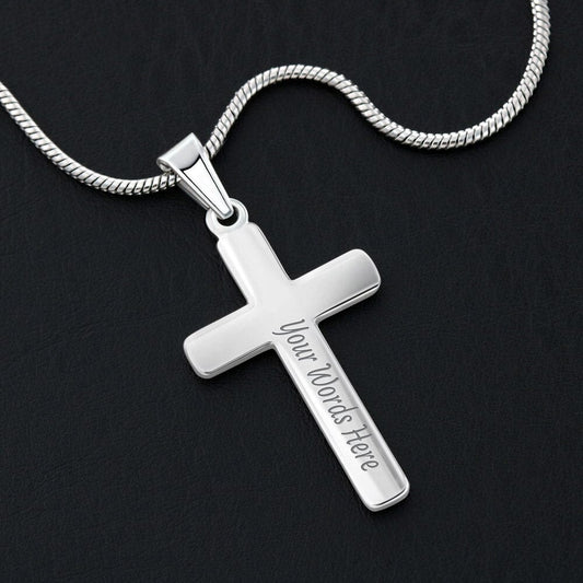 Engraved Cross Pendant Graduation Gift for Son Jewelry ShineOn Fulfillment 