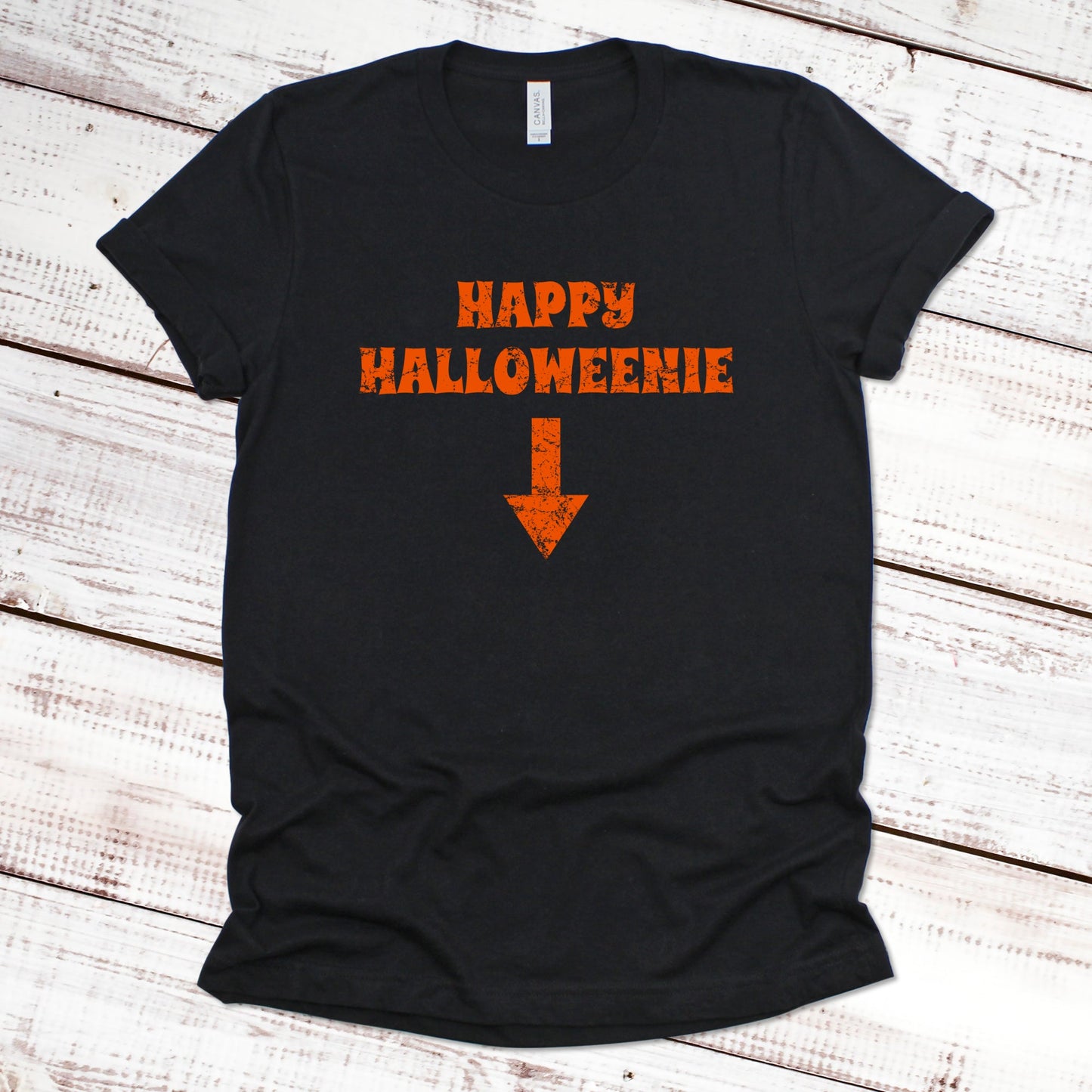 Happy Halloweenie Halloween Shirt Great Giftables Black XS 