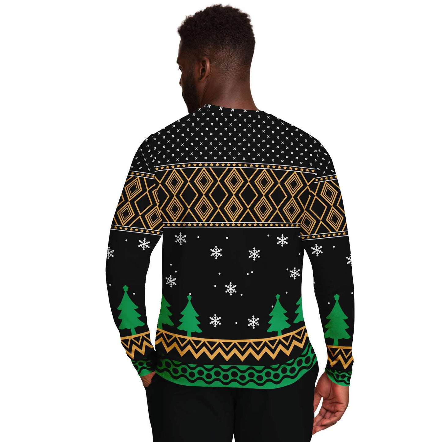 Happy Hoolidays Ugly Christmas Sweatshirt Fashion Sweatshirt - AOP Subliminator 