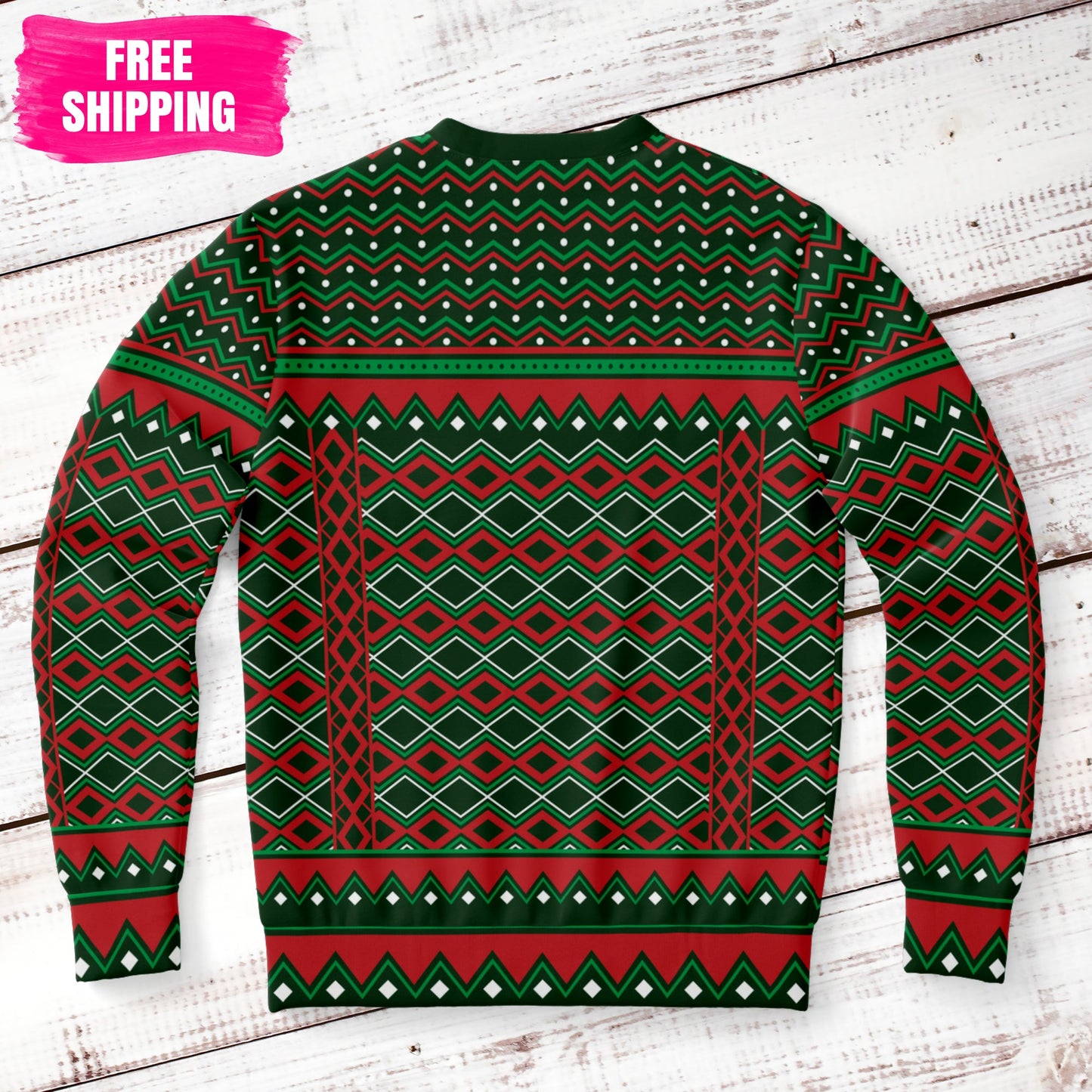 Lay Under the Tree Ugly Christmas Sweatshirt Fashion Sweatshirt - AOP Subliminator 