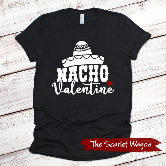 Nacho Valentine Christmas Shirt Scarlet Wagon Black XS 