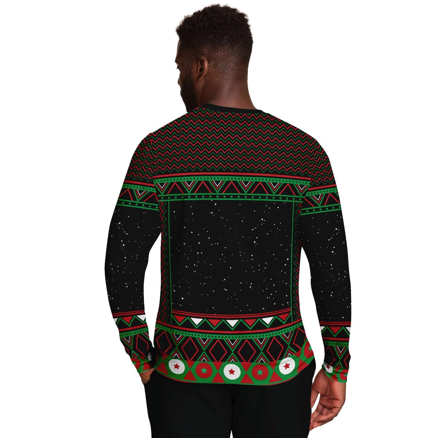Pretty Sketchy Ugly Christmas Sweatshirt Fashion Sweatshirt - AOP Subliminator 
