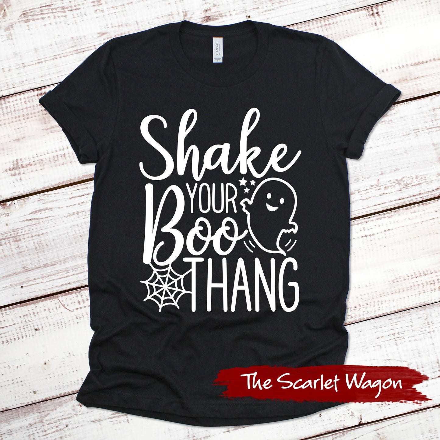 Shake Your Boo Thang Halloween Shirt Scarlet Wagon Black XS 