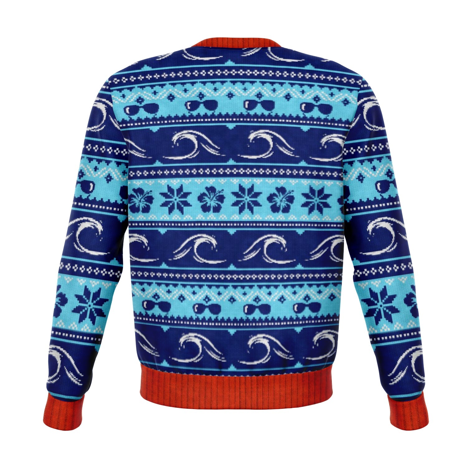Surfing Ugly Christmas Sweatshirt Fashion Sweatshirt - AOP Subliminator 