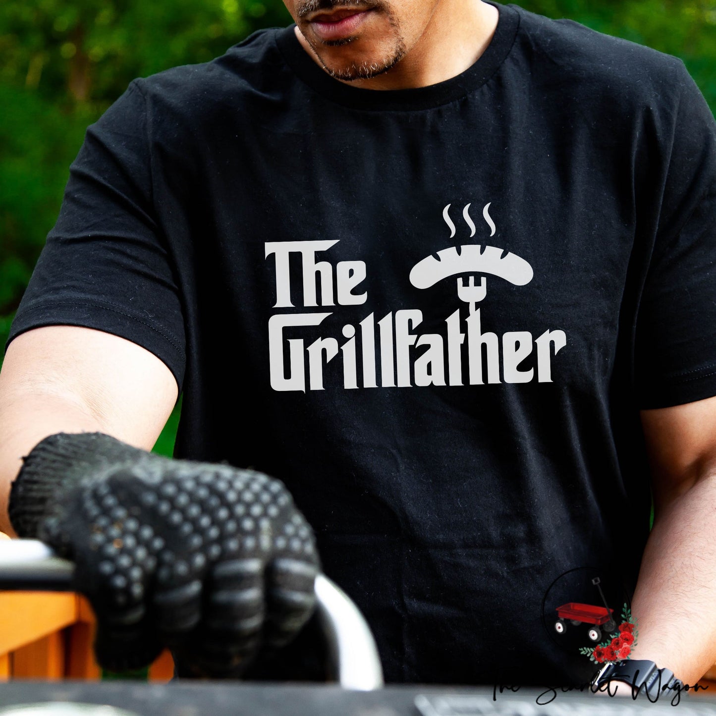 The Grillfather Premium Tee Scarlet Wagon 