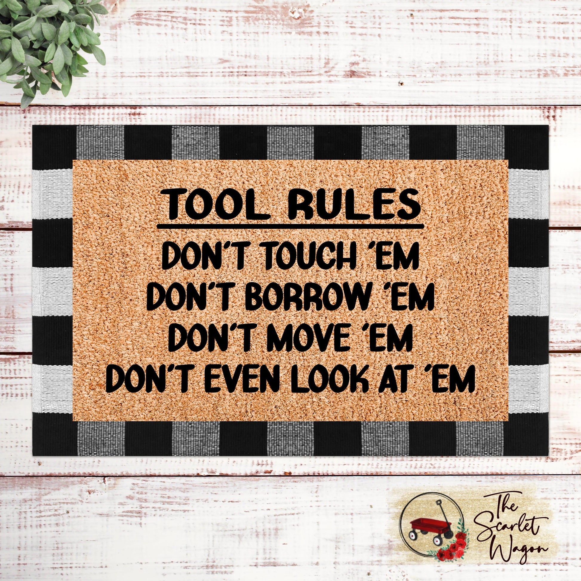 Tool Rules Welcome Mat – Great Giftables